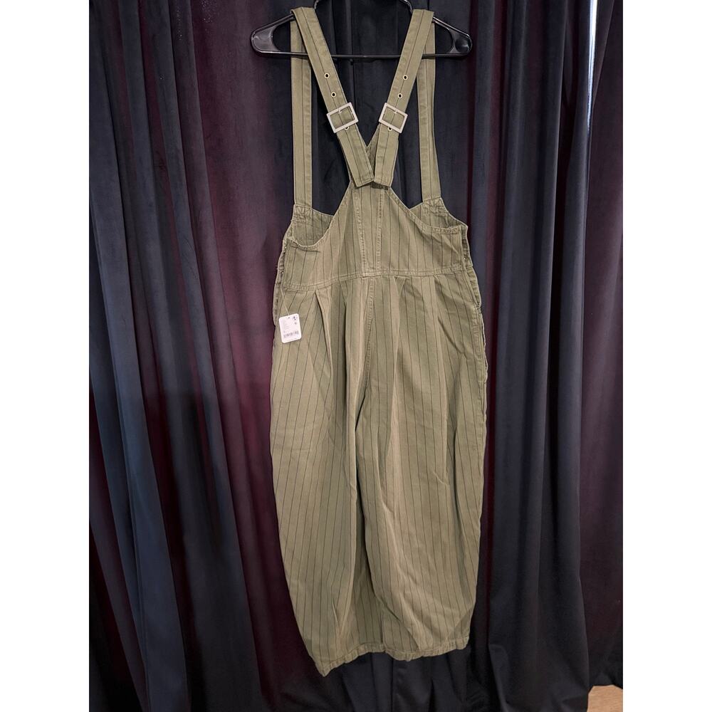 Free People We the free Felix striped overalls - Picture 2 of 6